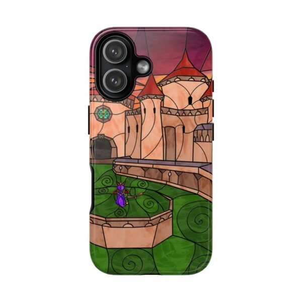 Stained Glass Gamer Dragon - Toasty - Tough iPhone Case