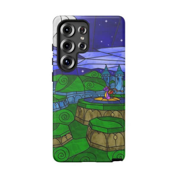 Stained Glass Gamer Dragon - Dark Hollow - Tough Samsung Case
