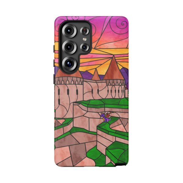 Stained Glass Gamer Dragon - Town Square - Tough Samsung Case